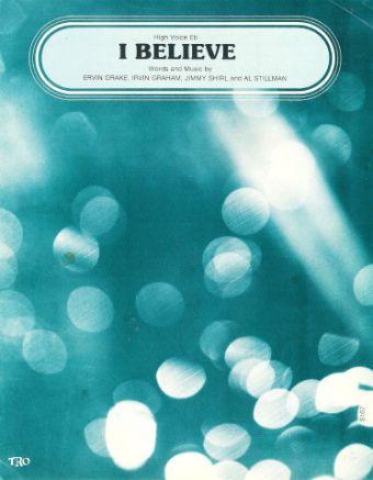 I Believe (Ervin Drake)